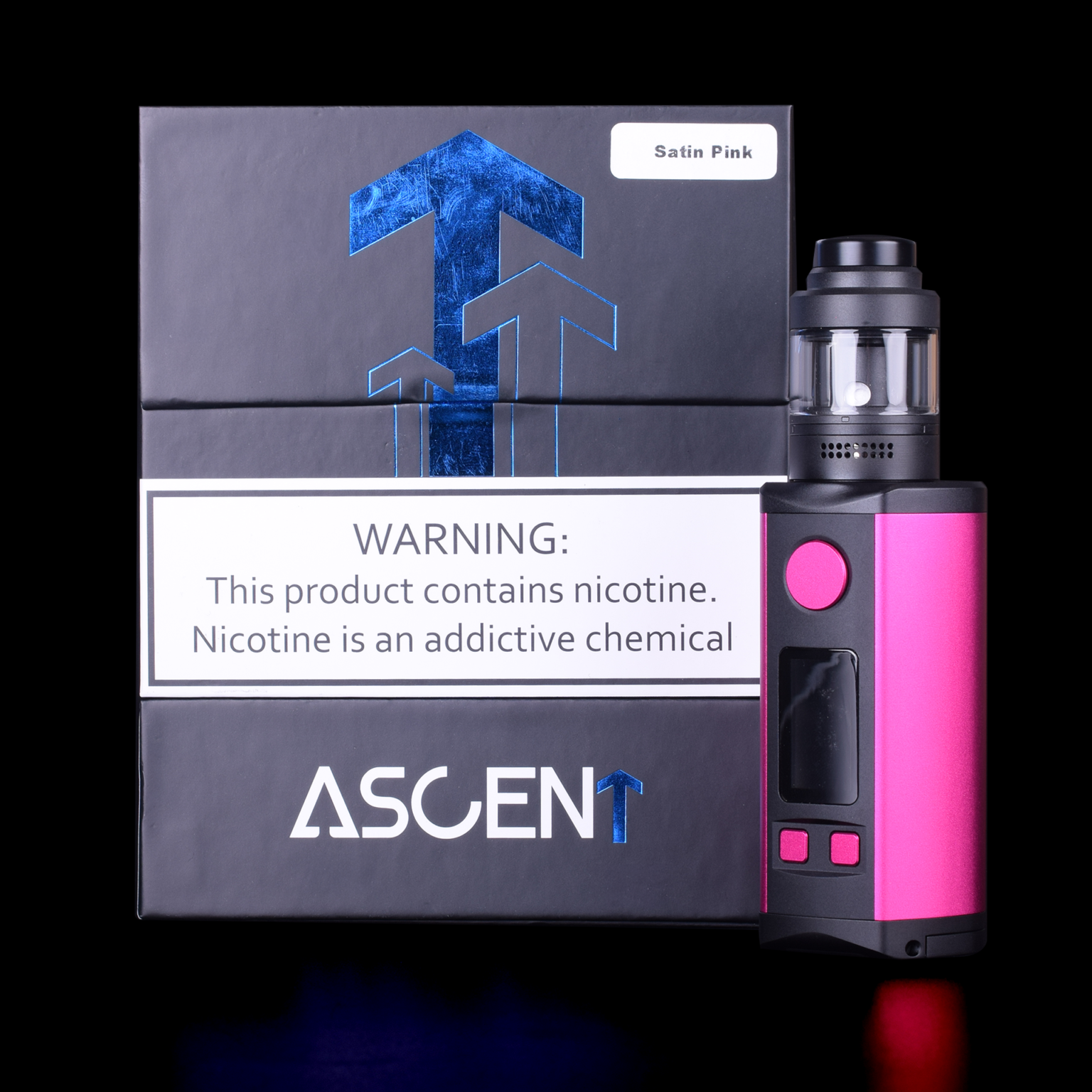 Acsent Box ASCENT 200W KIT (SATIN PINK) - Vaperz Cloud